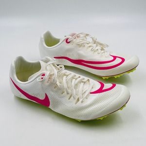 Nike Ja Fly 4 Sail Lemon Pink Track Field ShoeDR2741-100, Mens 4 / Womens 5.5